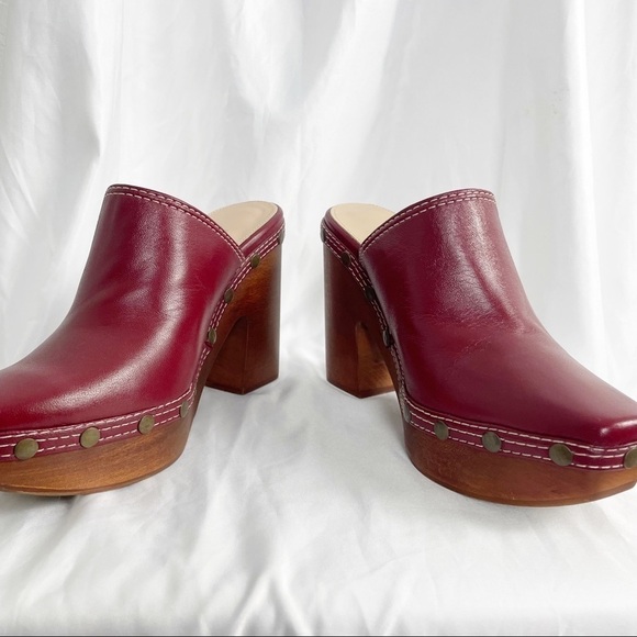 Jacquemus Les Sabots Leather Clog Mule Red - Picture 3 of 11